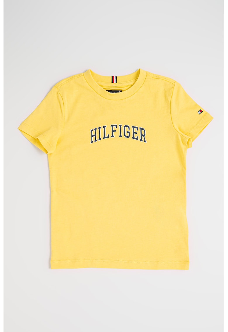 Tricou din bumbac Varsity - Galben