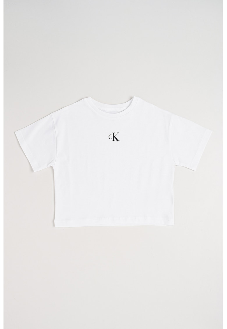 Tricou lejer din bumbac - Alb optic