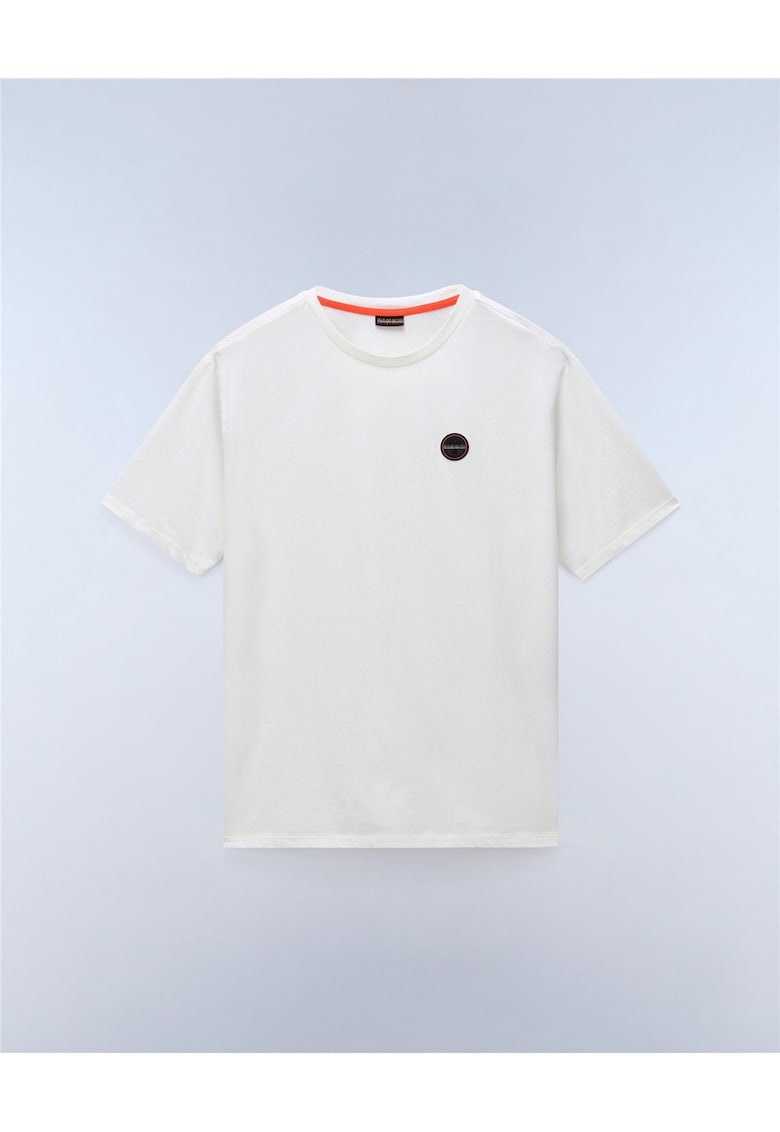 Tricou din bumbac cu detaliu logo