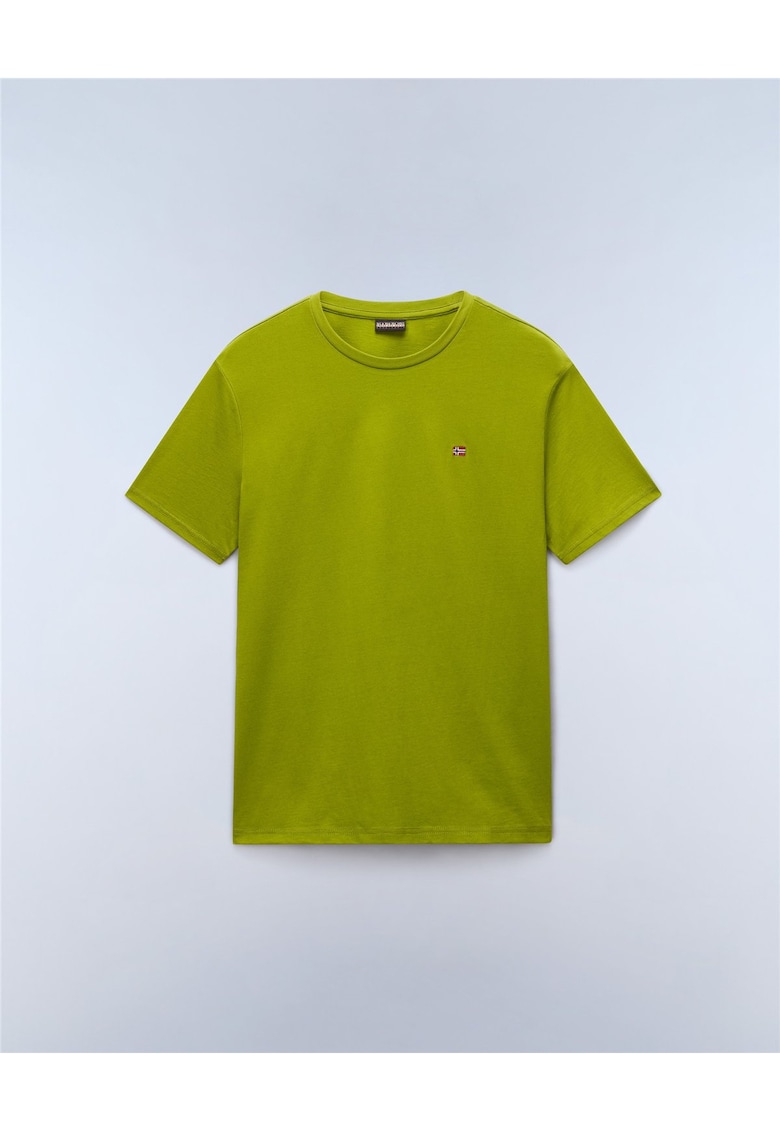 Tricou Salis din bumbac cu detaliu logo