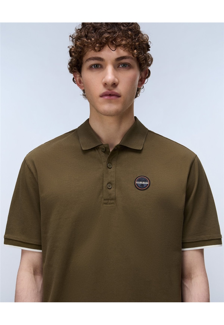 Tricou polo cu maneca scurta Badge