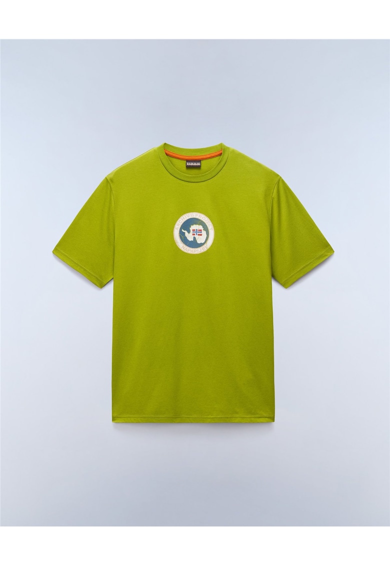 Tricou cu logo din bumbac Phos