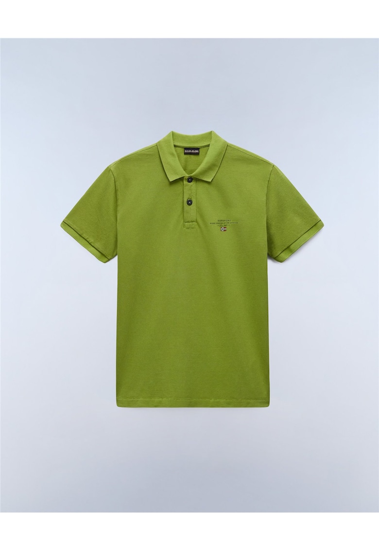 Tricou polo Elbas din pique -