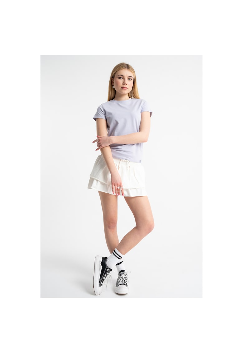 Fusta mini stratificata