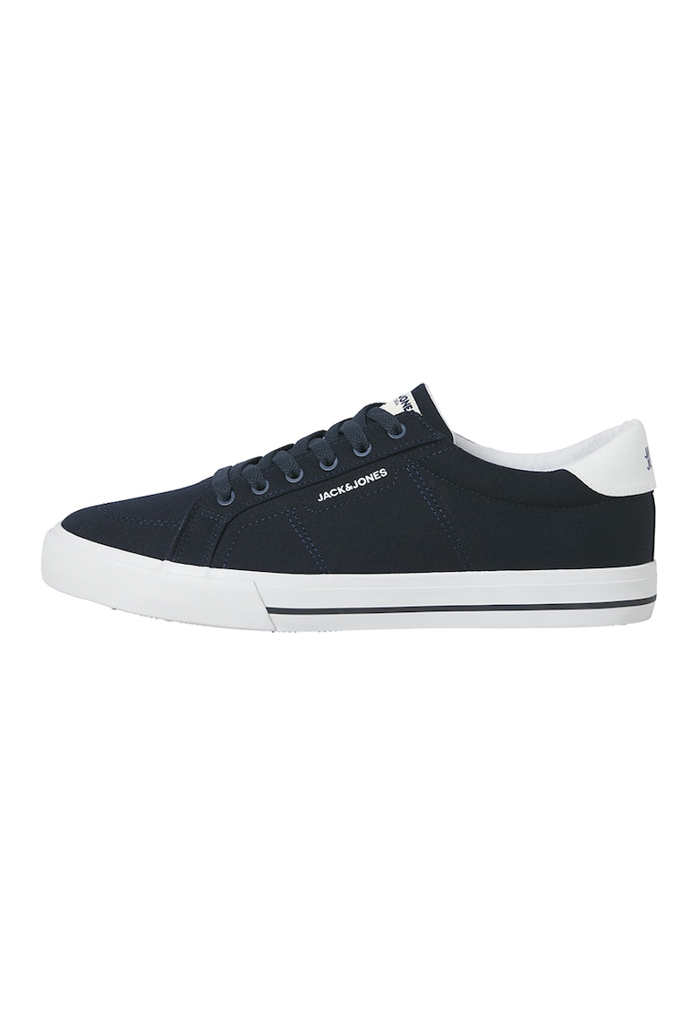 Pantofi sport low-cut din material textil - Bleumarin - Jack & Jones - imagine 1