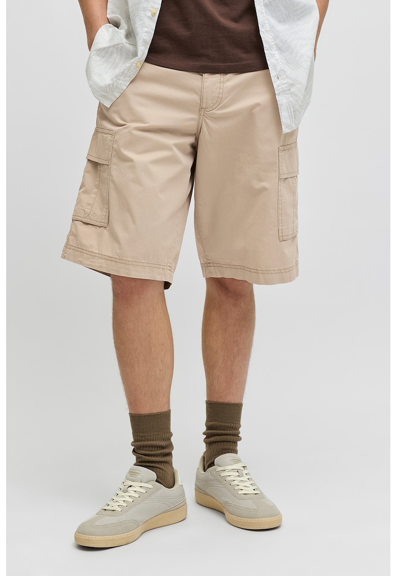Pantaloni scurti cargo lejeri - Bej