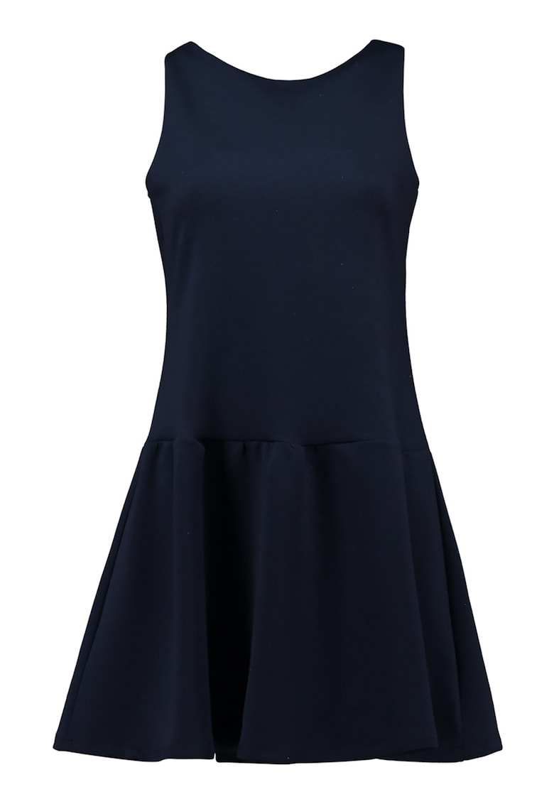 Rochie mini cu croiala evazata - Bleumarin