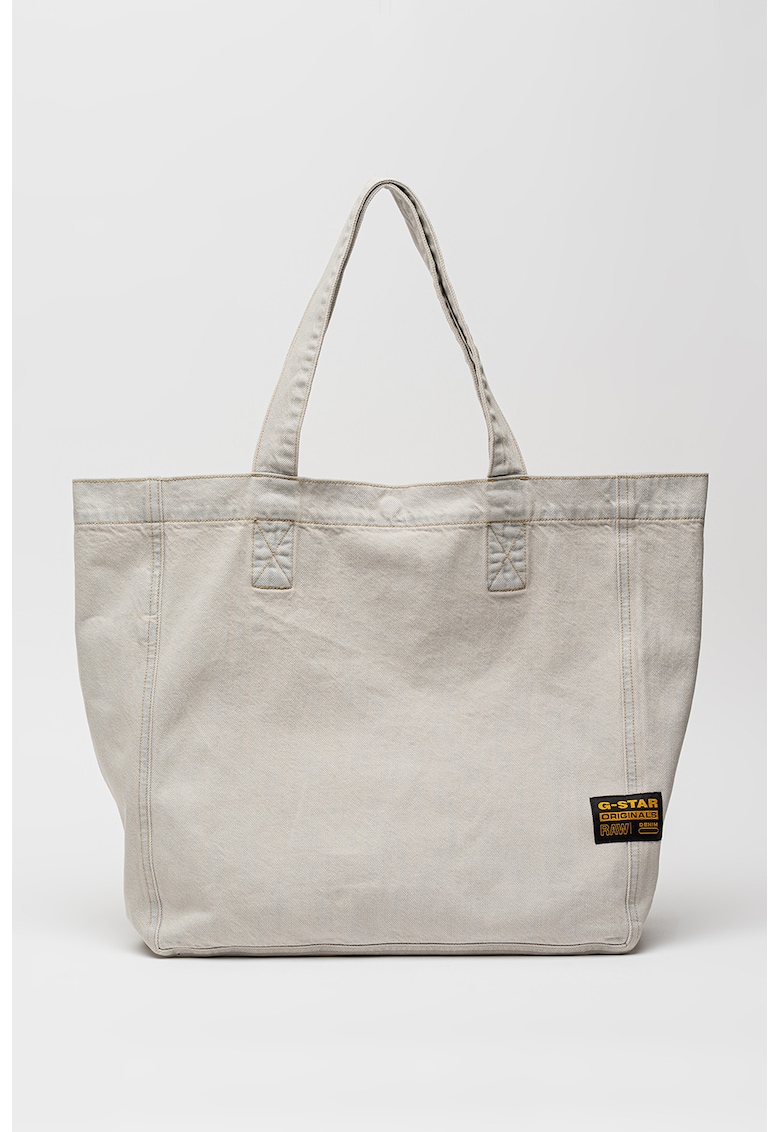 Geanta tote de bumbac - Albastru deschis