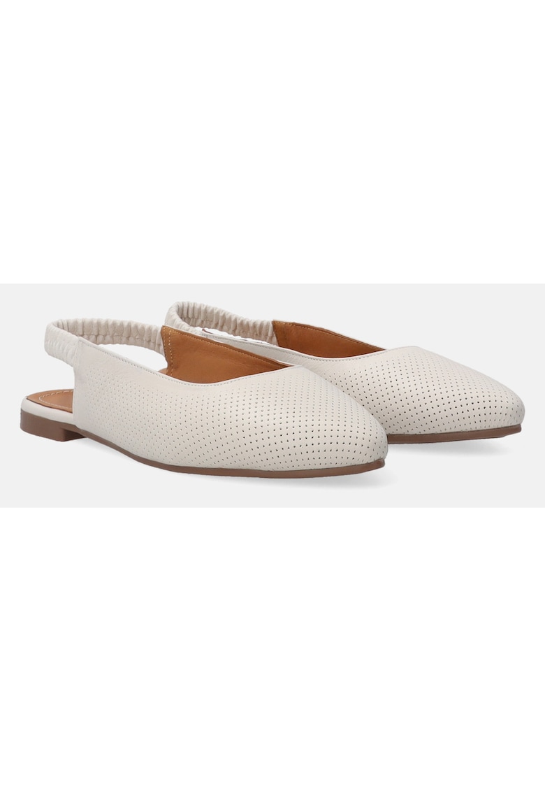 Balerini slingback din piele cu varf ascutit