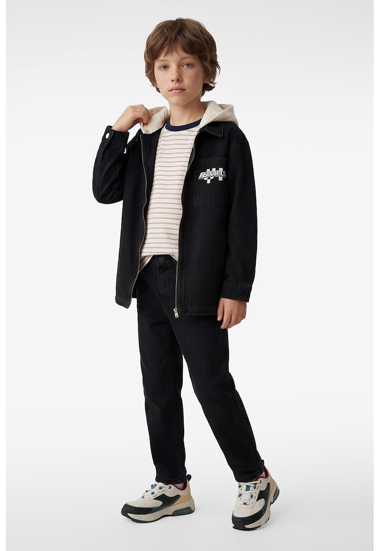 Blugi relaxed fit - Negru