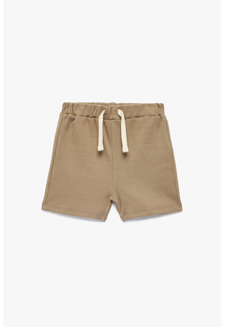 Pantaloni scurti regular fit cu snur - Bej