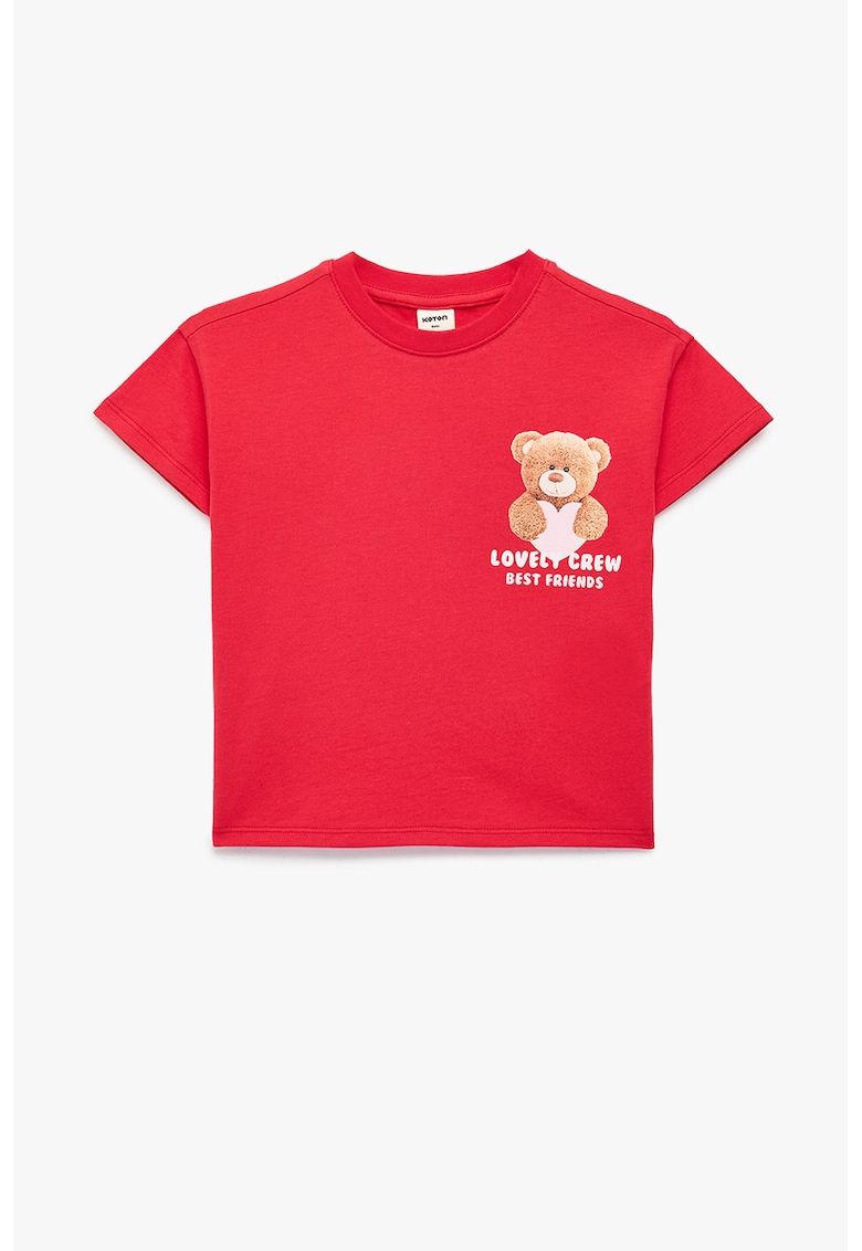 Tricou cu ursuleti - Rosu