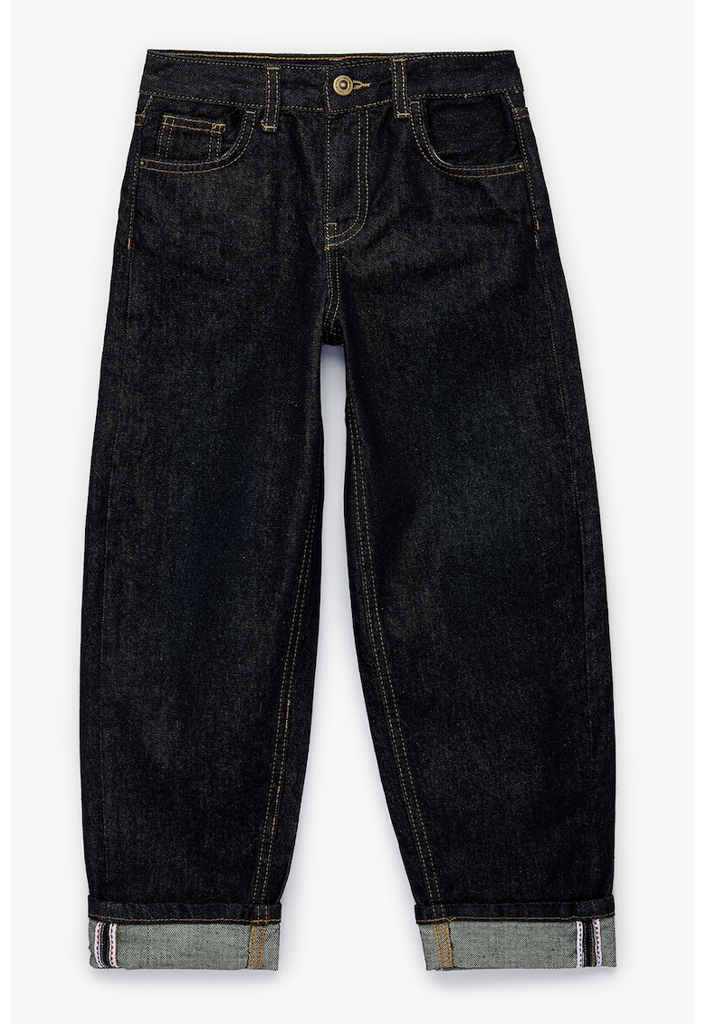 Blugi relexed fit cu 5 buzunare - Albastru ultramarin