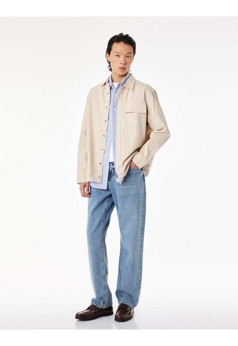 Blugi drepti Vintage - Albastru lavanda