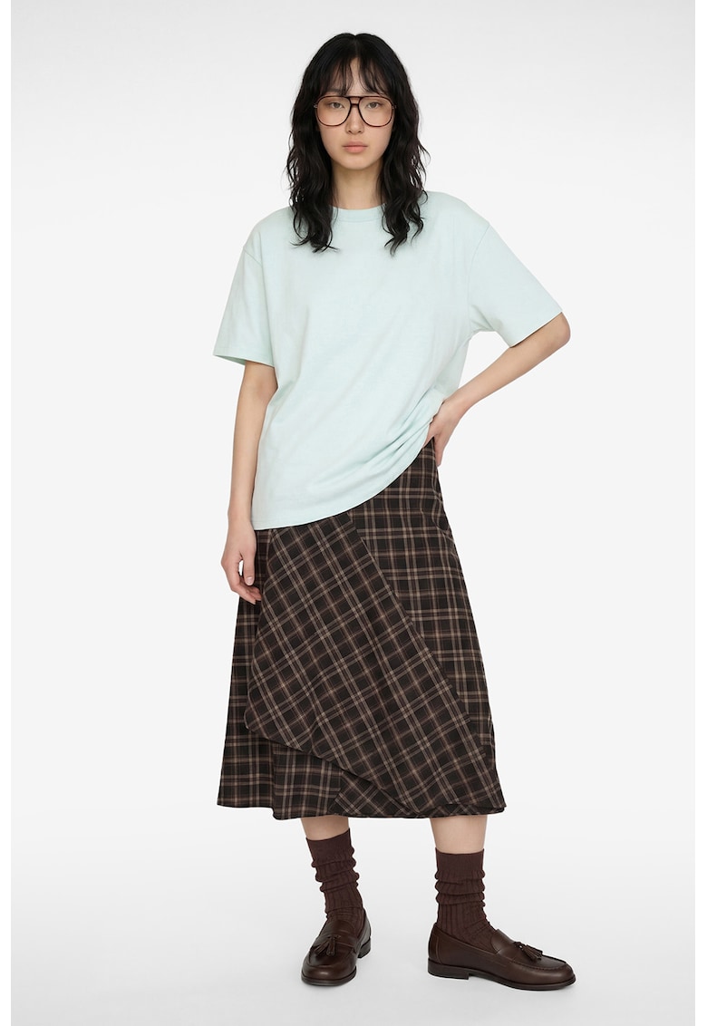 Tricou lejer de bumbac - Albastru inchis