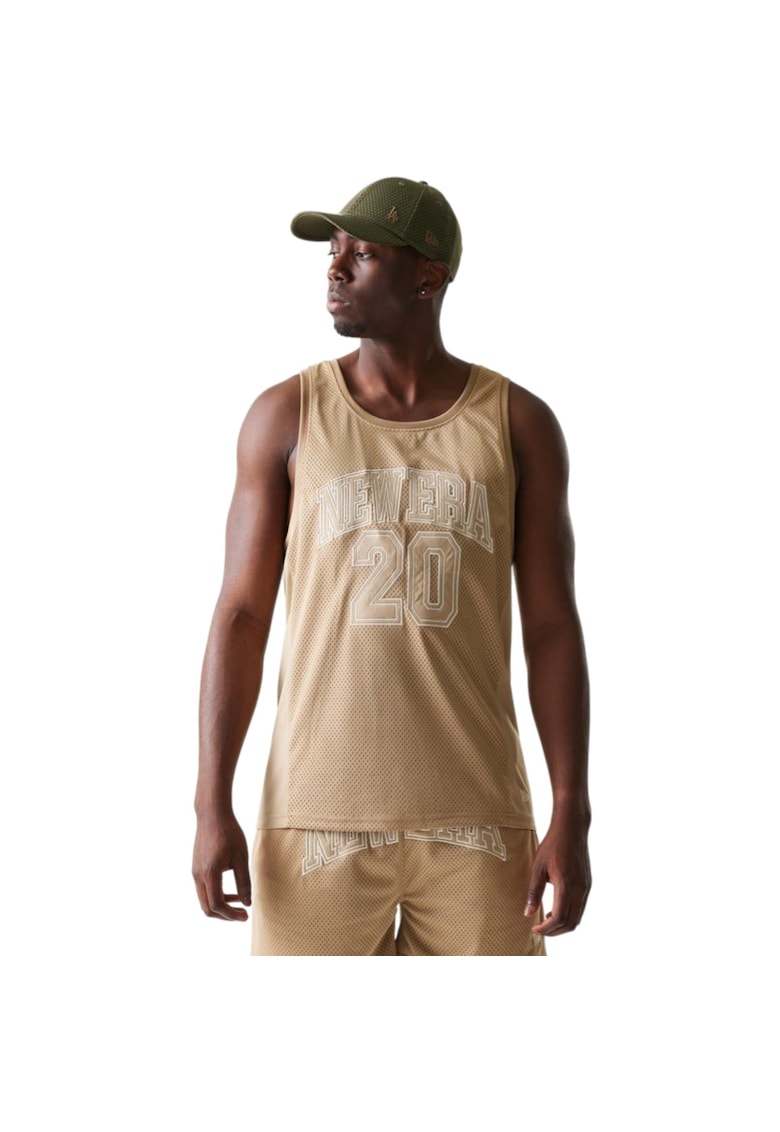 Maieu Mesh Tank Top 58141 - Bej