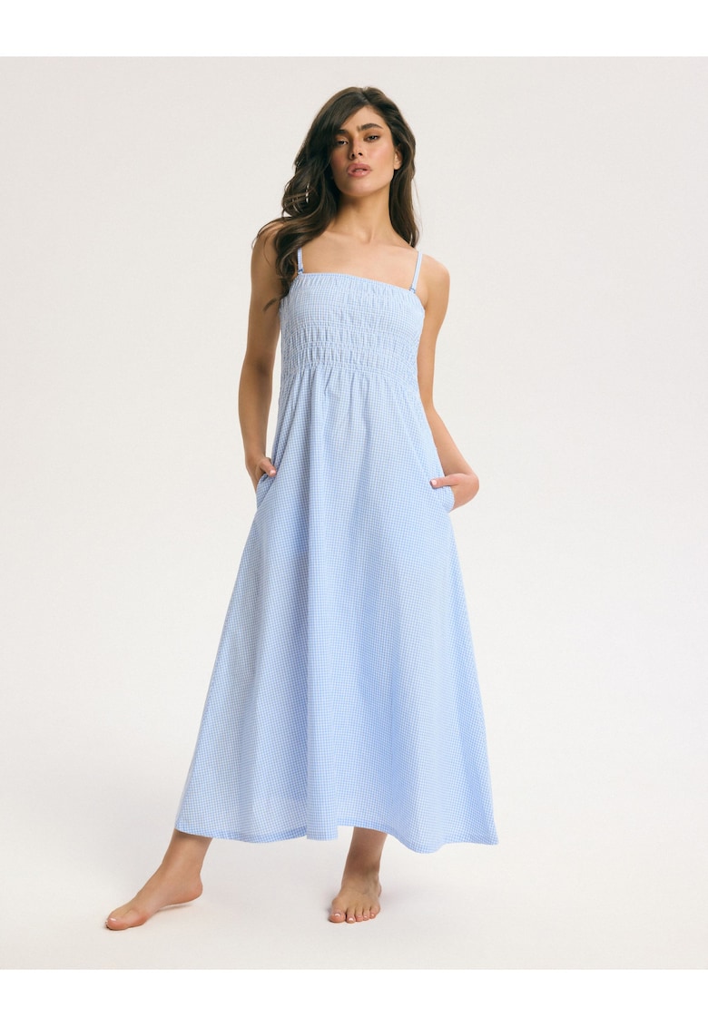 Rochie de plaja dama Jackie - Albastru