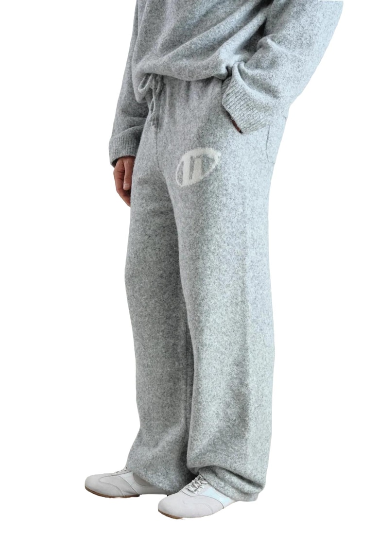 Pantaloni barbati - Bumbac - Gri