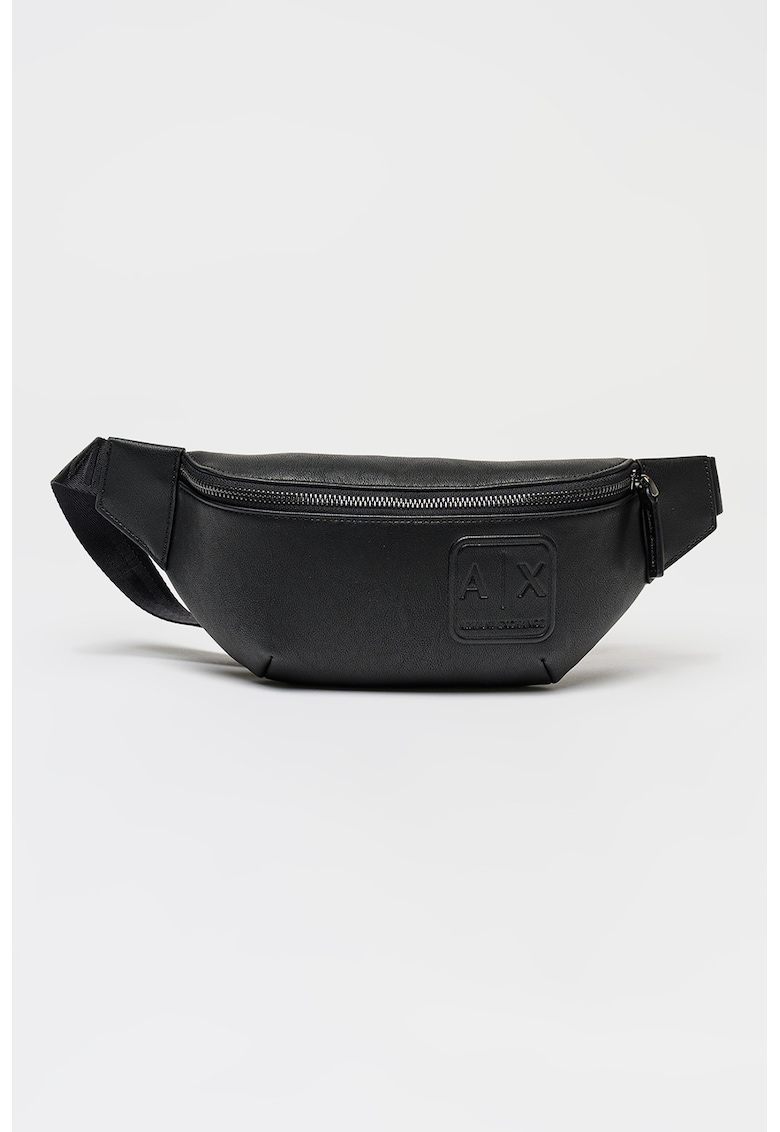 Borseta cu logo - Negru