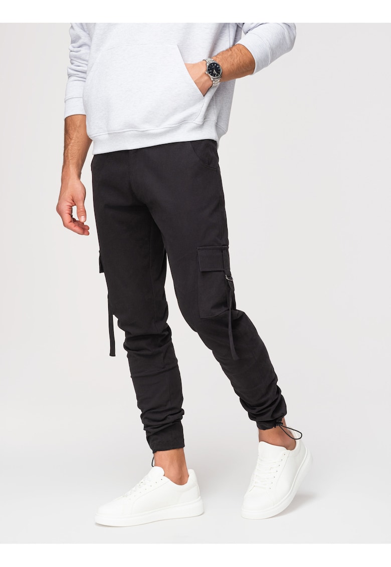 Pantaloni cargo P1516 - Negru