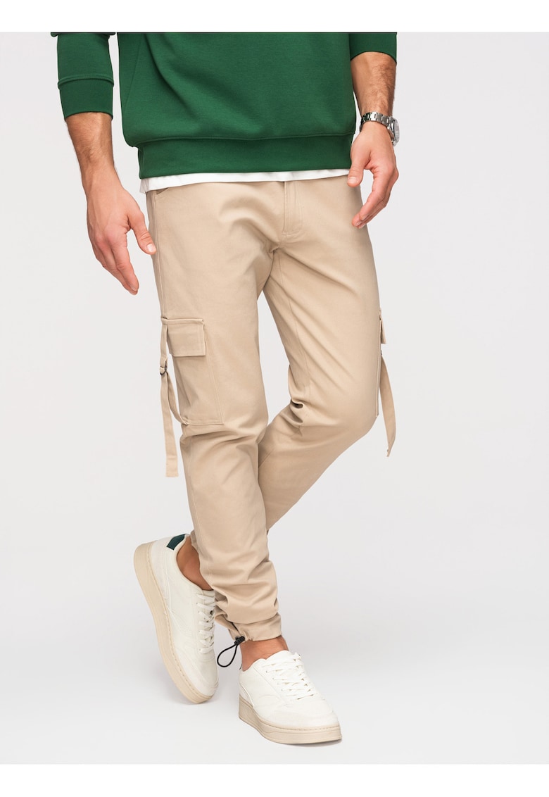 Pantaloni cargo P1516 - Bej