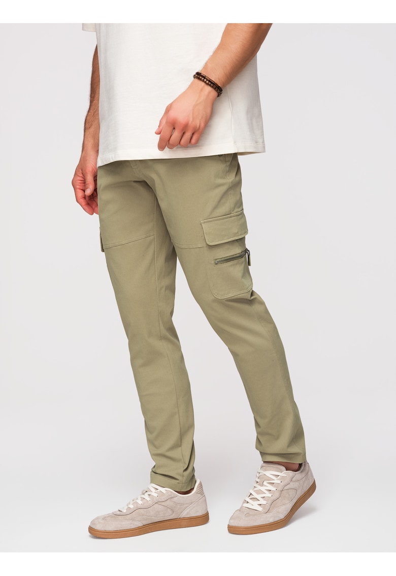 Pantaloni cargo P1517 - Kaki