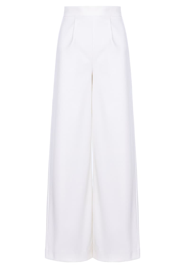 Pantaloni din stofa cu croiala larga