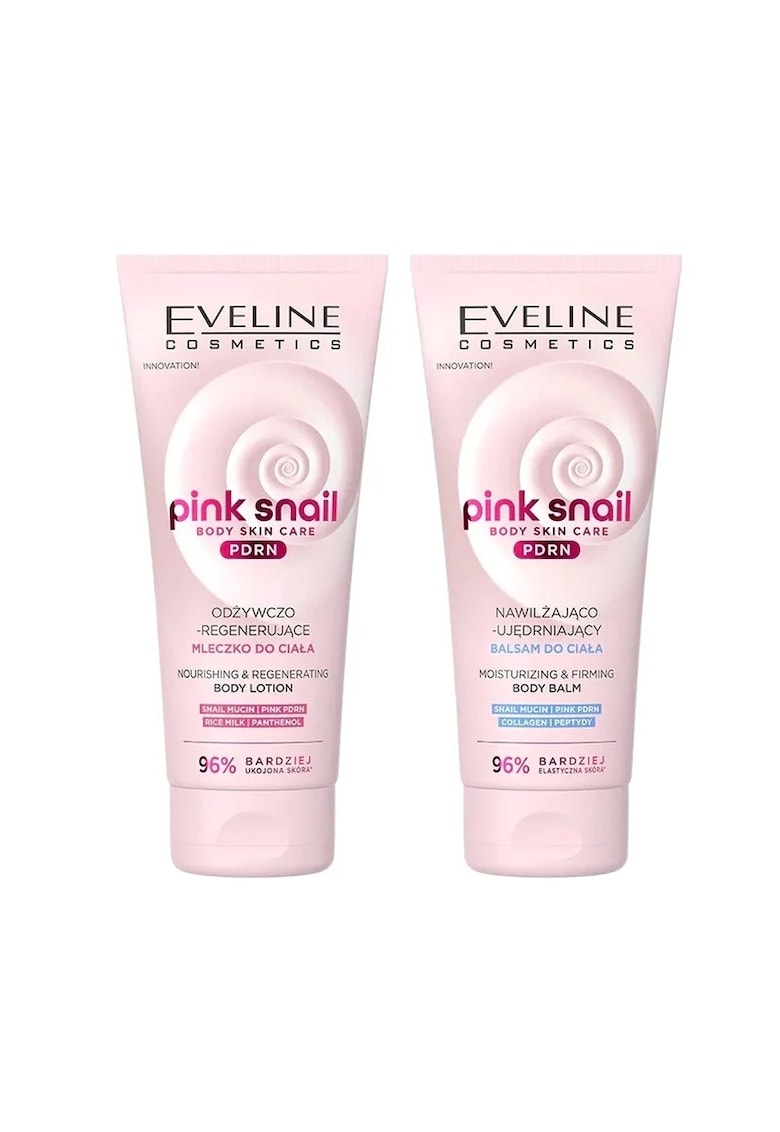 Pink Snail PDRN – Lotiune de Corp Nutritiva 200 ml si Balsam de Corp Hidratant si Fermitate - 200ml