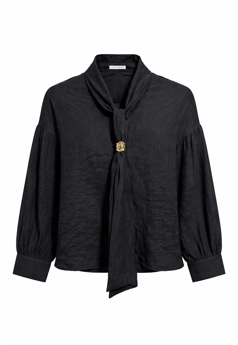 Bluza dama - Decolteu in V - Negru