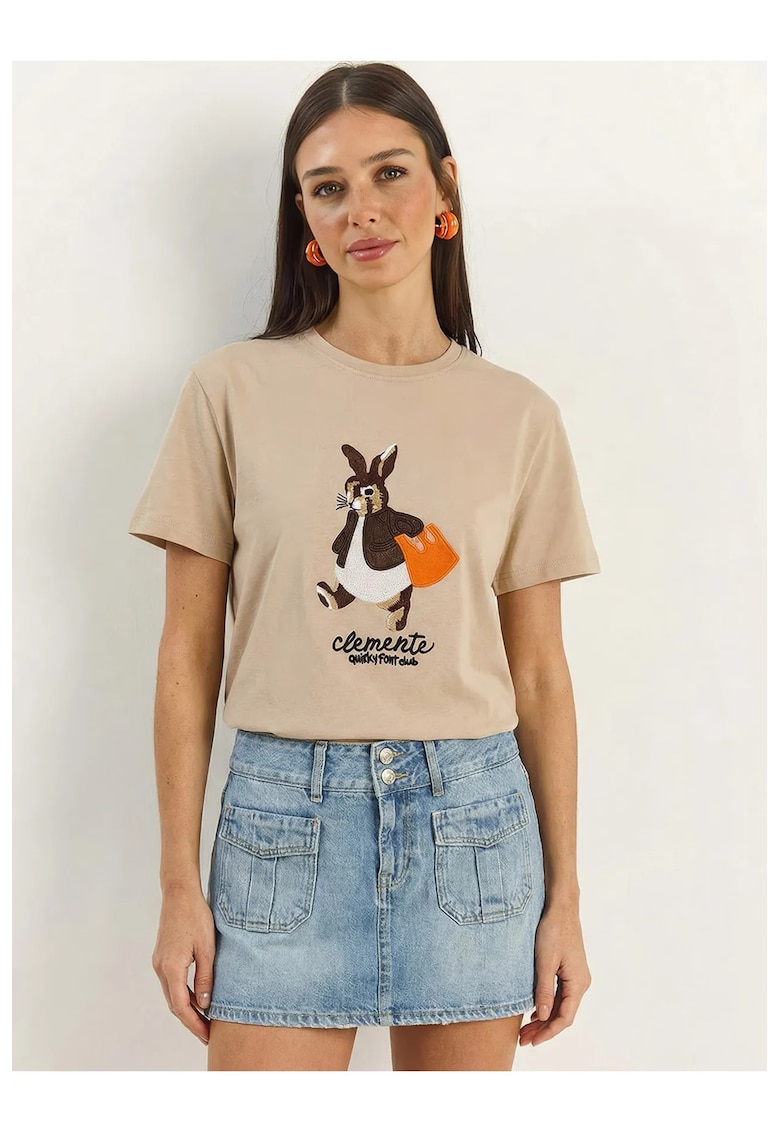 Tricou dama bej
