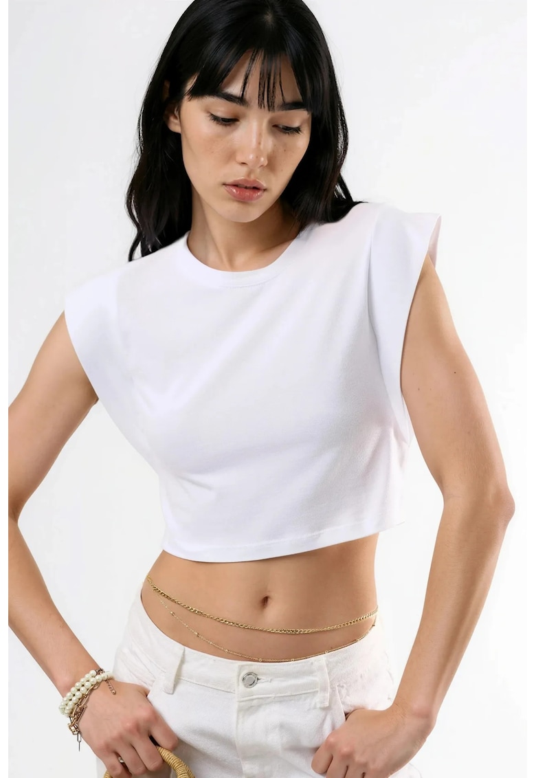Tricou dama alb -