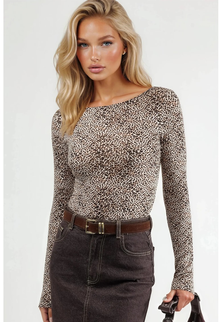 Bluza dama - Maro - Viscoza/Elastan - Leopard