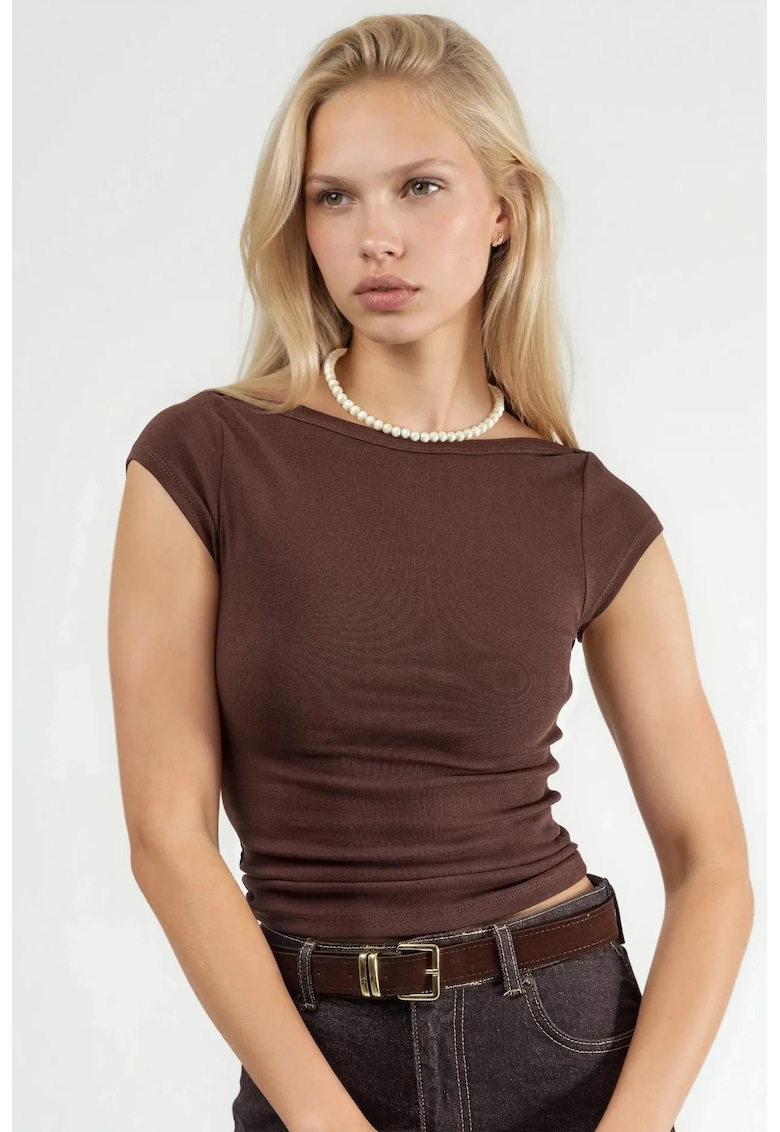 Top dama - Maro - Bumbac/Elastan - Slim fit