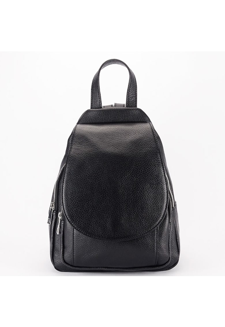 Rucsac negru din piele naturala 8906 122 19975 - Negru