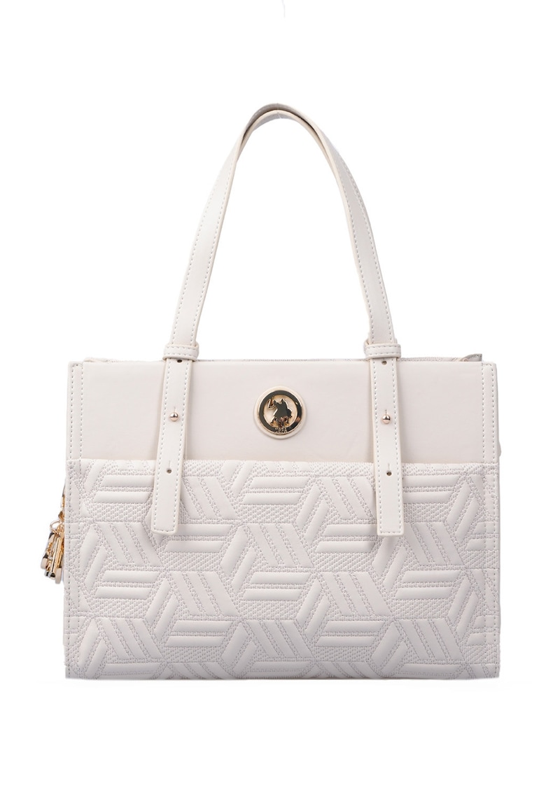 Geanta tote de piele ecologica - Crem