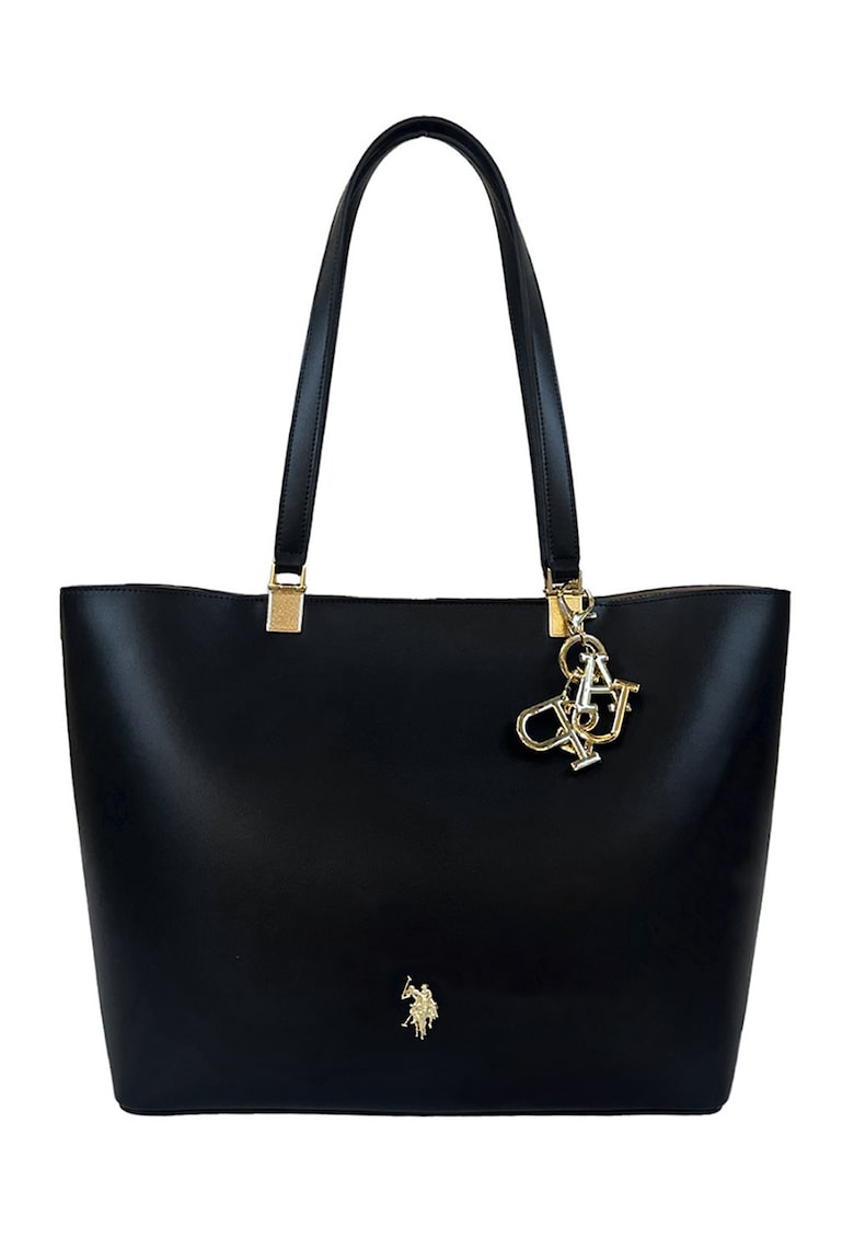 Geanta tote de piele ecologica - Negru