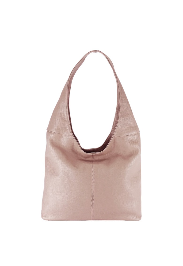 Geanta roz deschis din piele naturala 8924 127 19978 - Roz deschis
