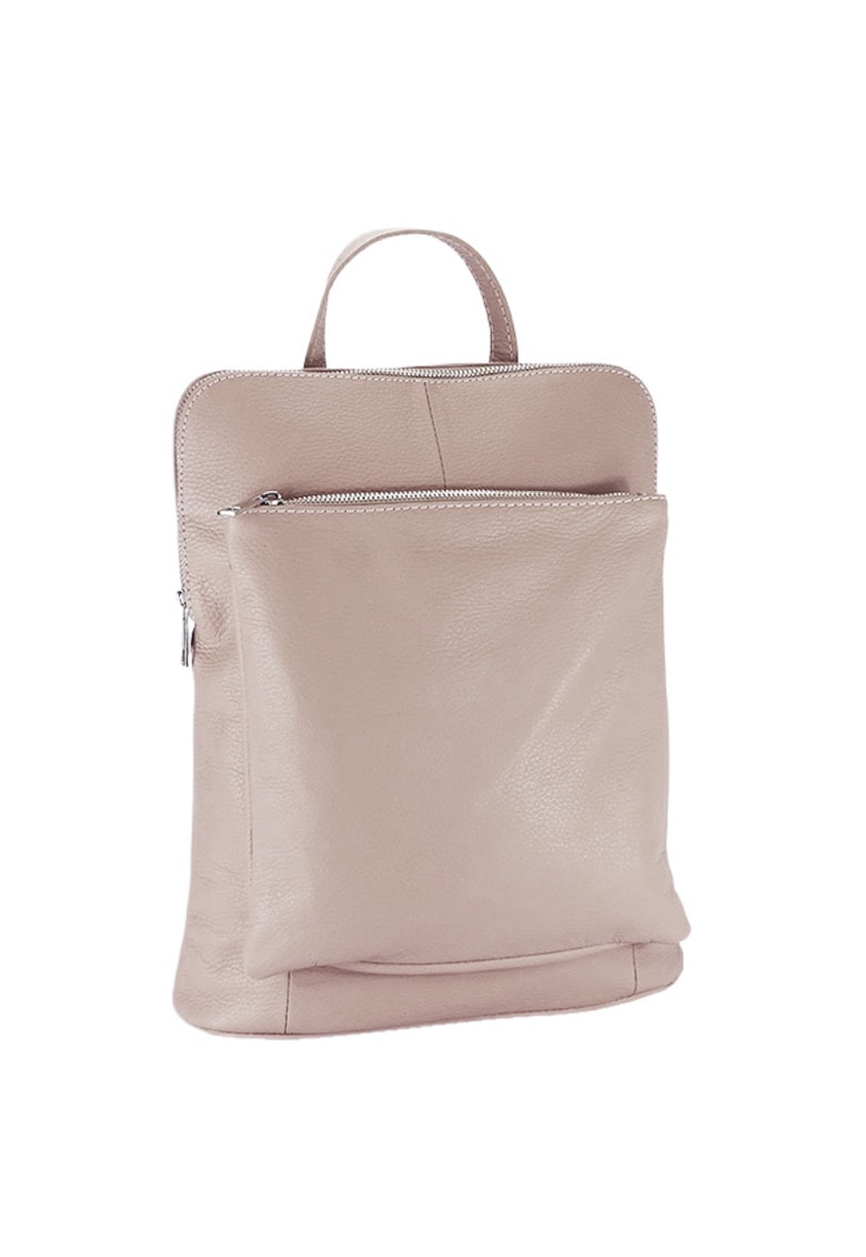 Rucsac roz din piele naturala 2 in1 negru 1441 123 19979 - Roz