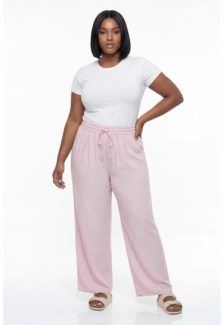 Pantaloni dama Viscoza - Roz