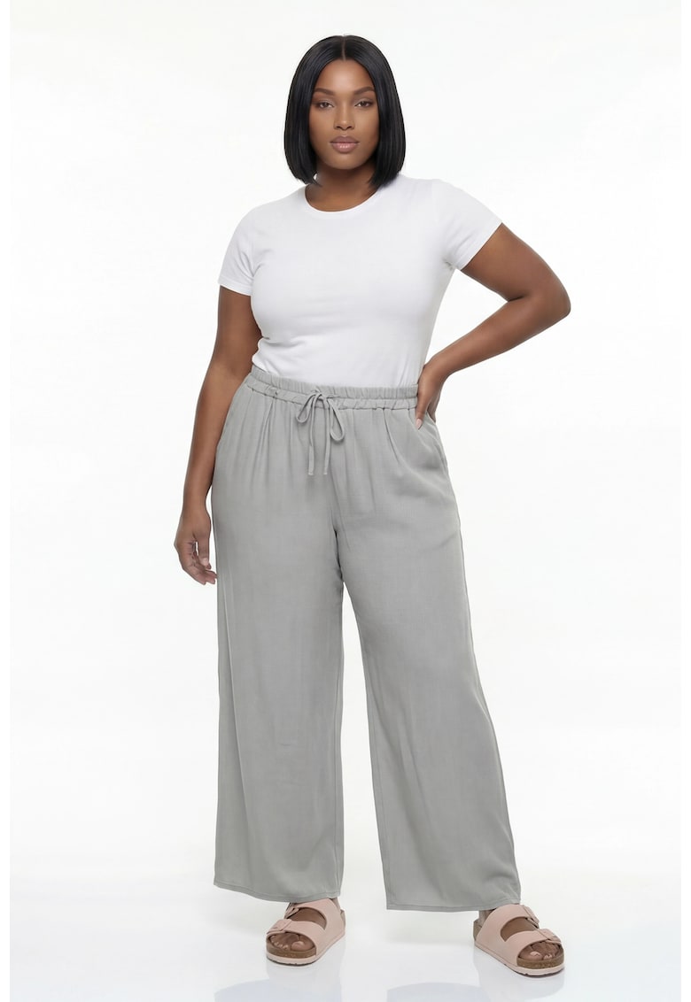 Pantaloni dama M1298 - Verde menta - Viscoza