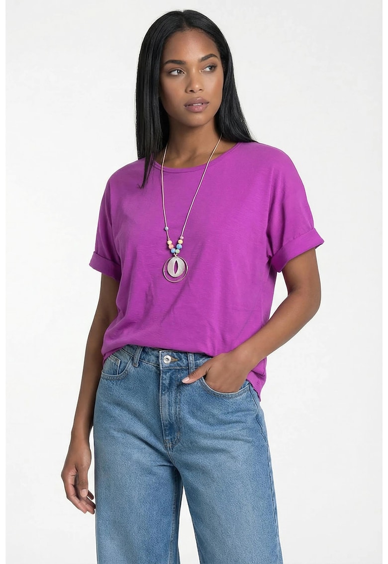 Bluza dama - M1322 - fucsia - croiala lejera - material 100% poliester