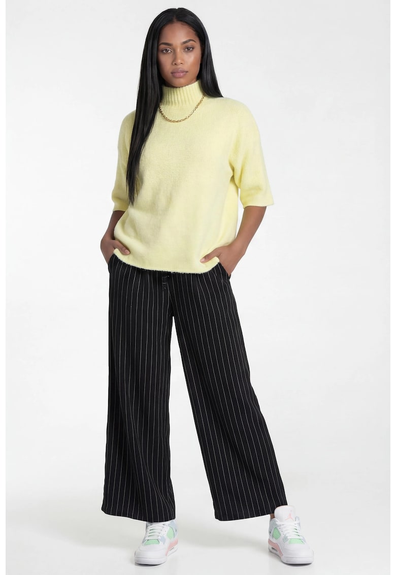 Pantaloni dama M1323 - Poliester - Negru