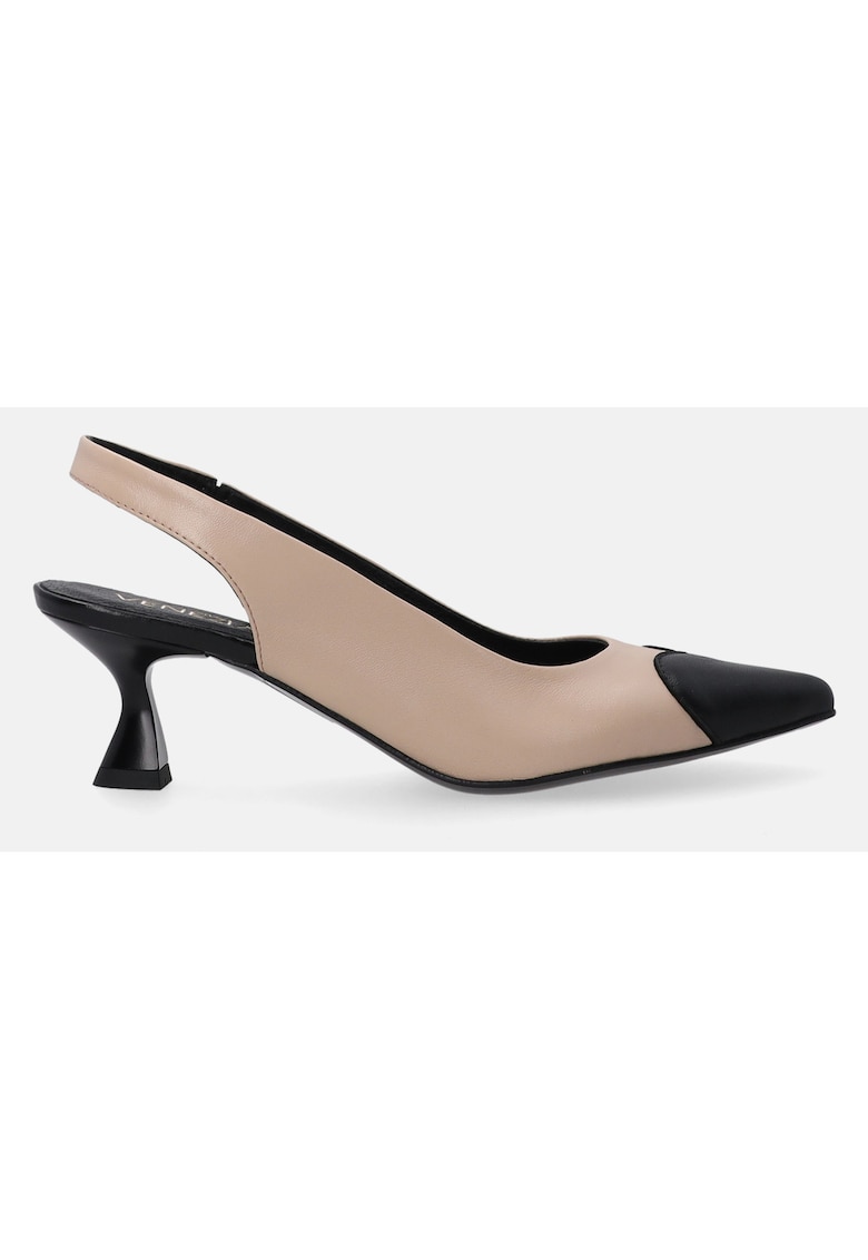 Pantofi slingback eleganti cu varf ascutit