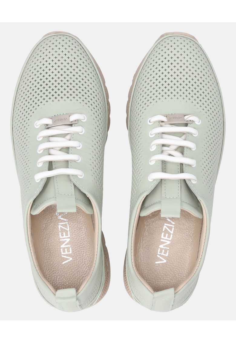 Tenisi wedge cu perforatii