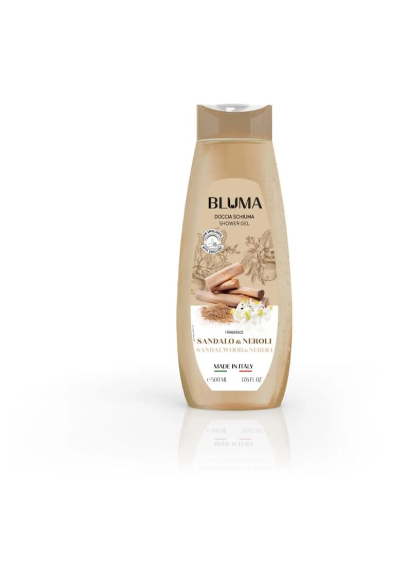Gel de dus lemn de santal si neroli - 500 ml