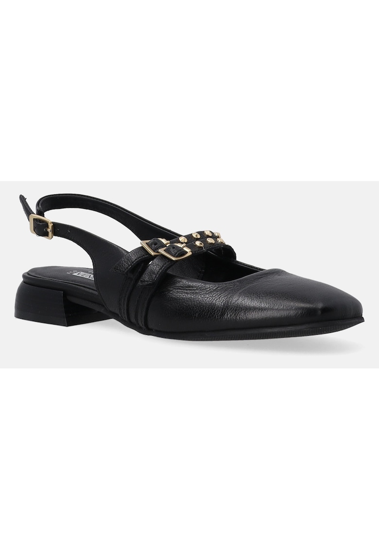 Balerini slingback din piele.