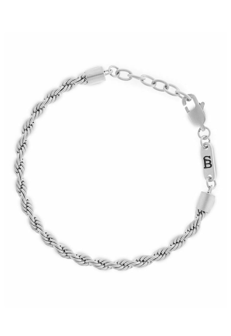 Bratara de otel inoxodabil 316 L Helix - Argintiu