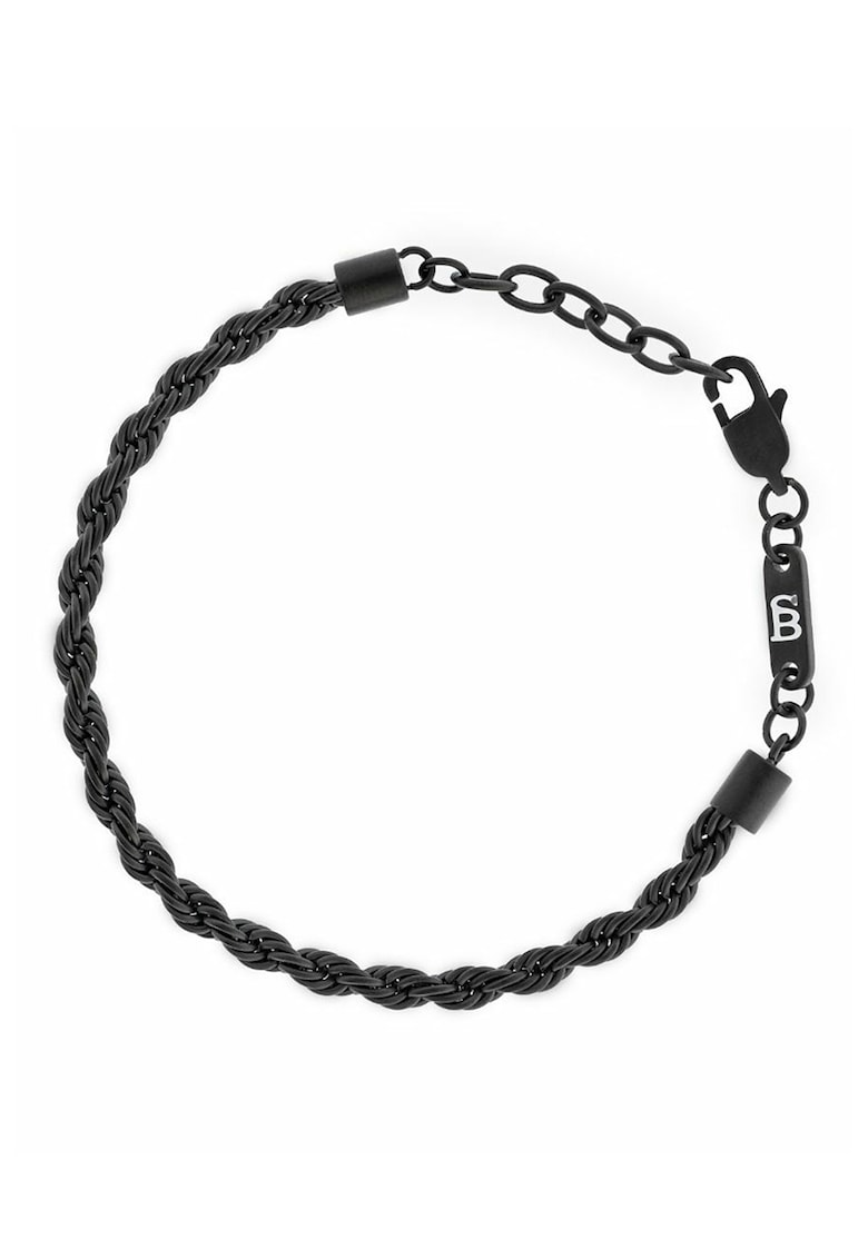 Bratara de otel inoxodabil 316 L Helix - Negru