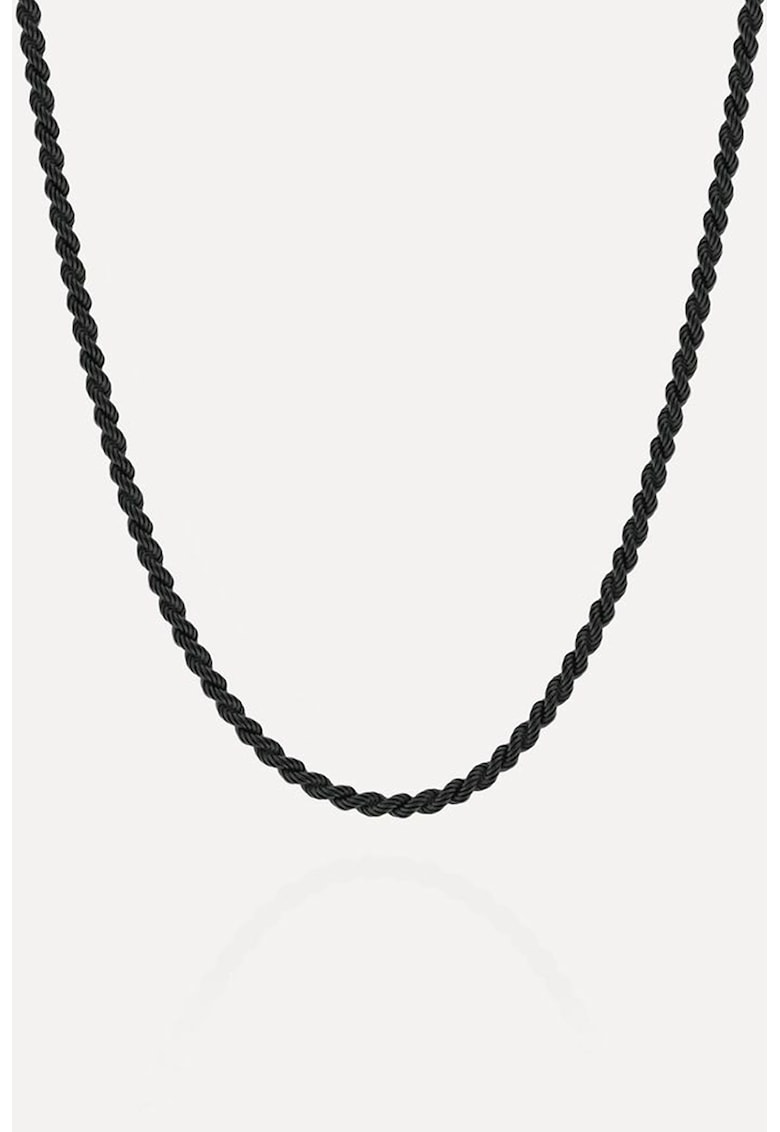 Colier Helix din oțel inoxidabil - Negru