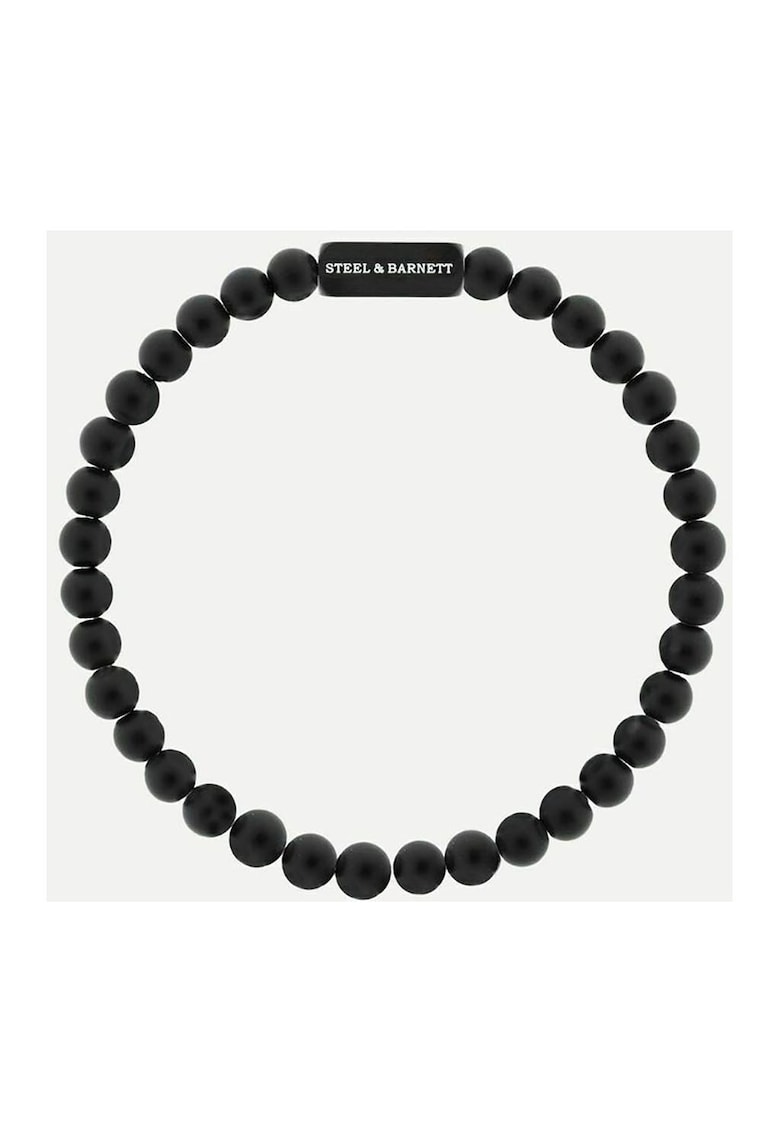 Bratata cu pietre onix negru - Negru